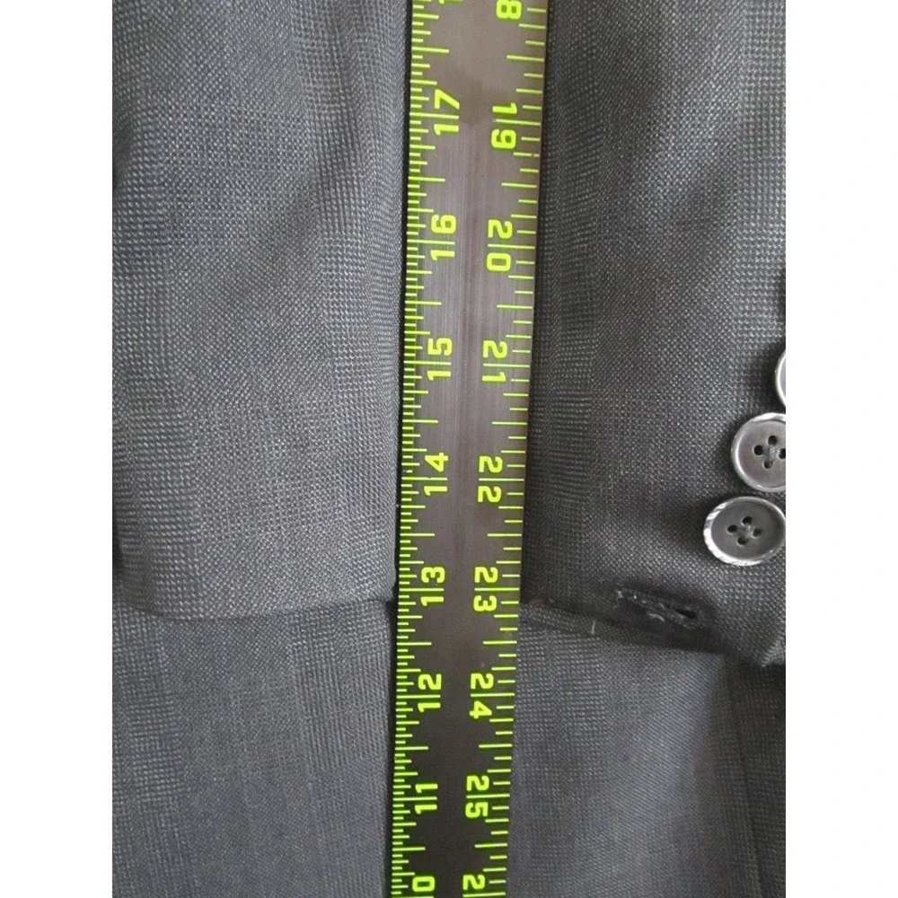 Bianco Brioni Suit Mens 50R (Jacket) / 44R Gray Modern Fit Formal Jacket Pants